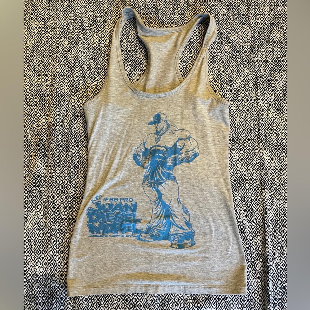 Bodybuilding razorback tank